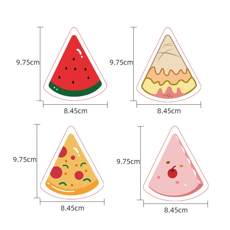 Kitchen Compressed Wood Pulp Sponge (4pcs)